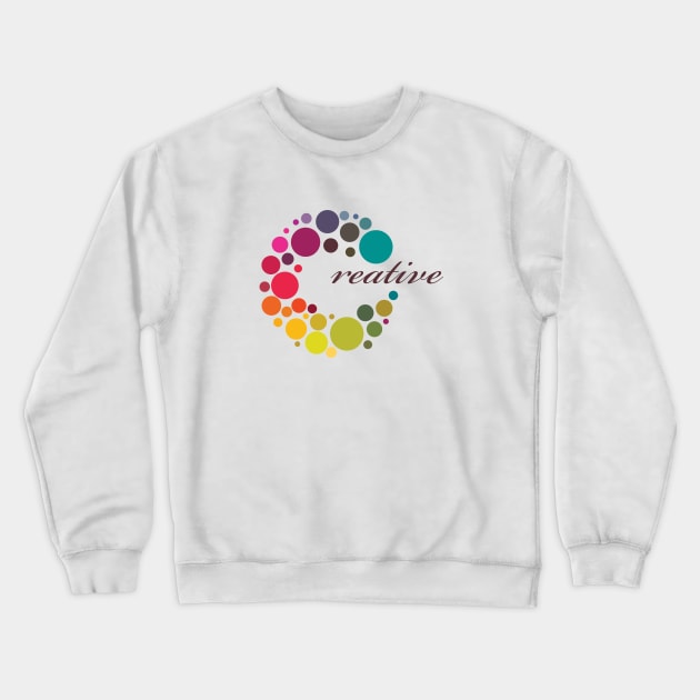 creative Crewneck Sweatshirt by graphicganga